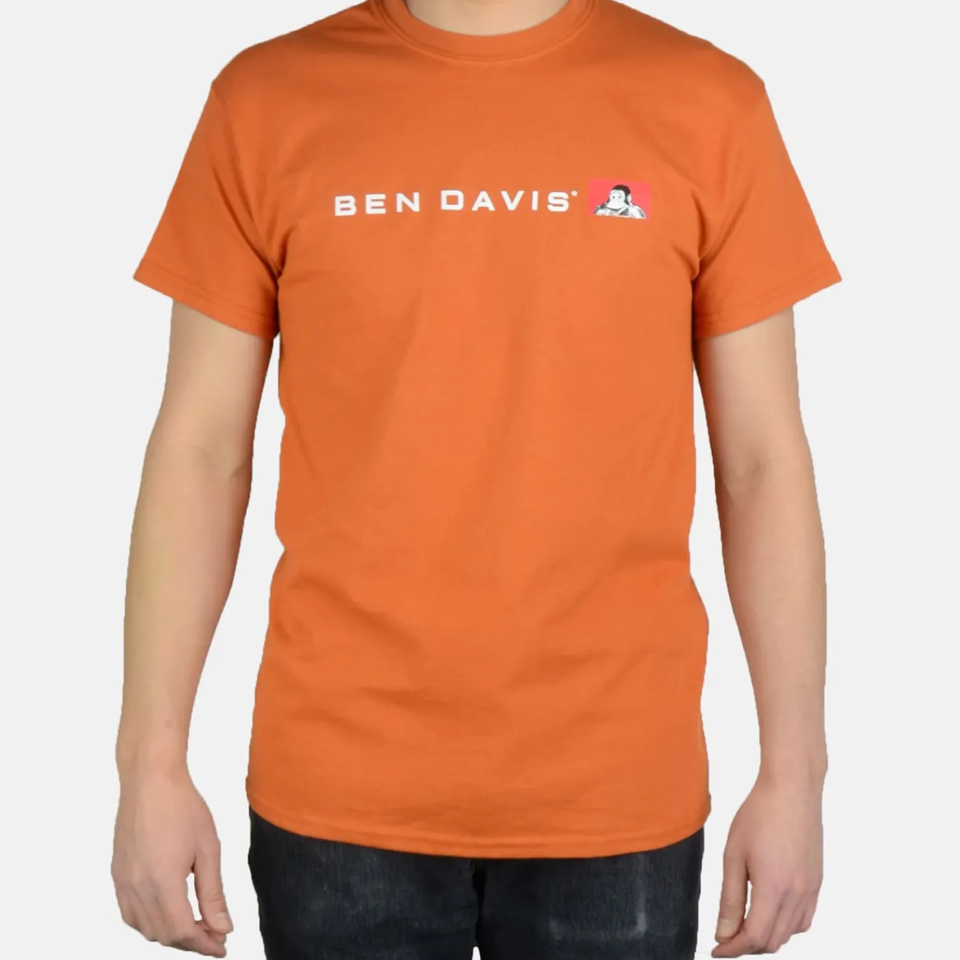 Best Ben Davis Flatline T-Shirt - Rust