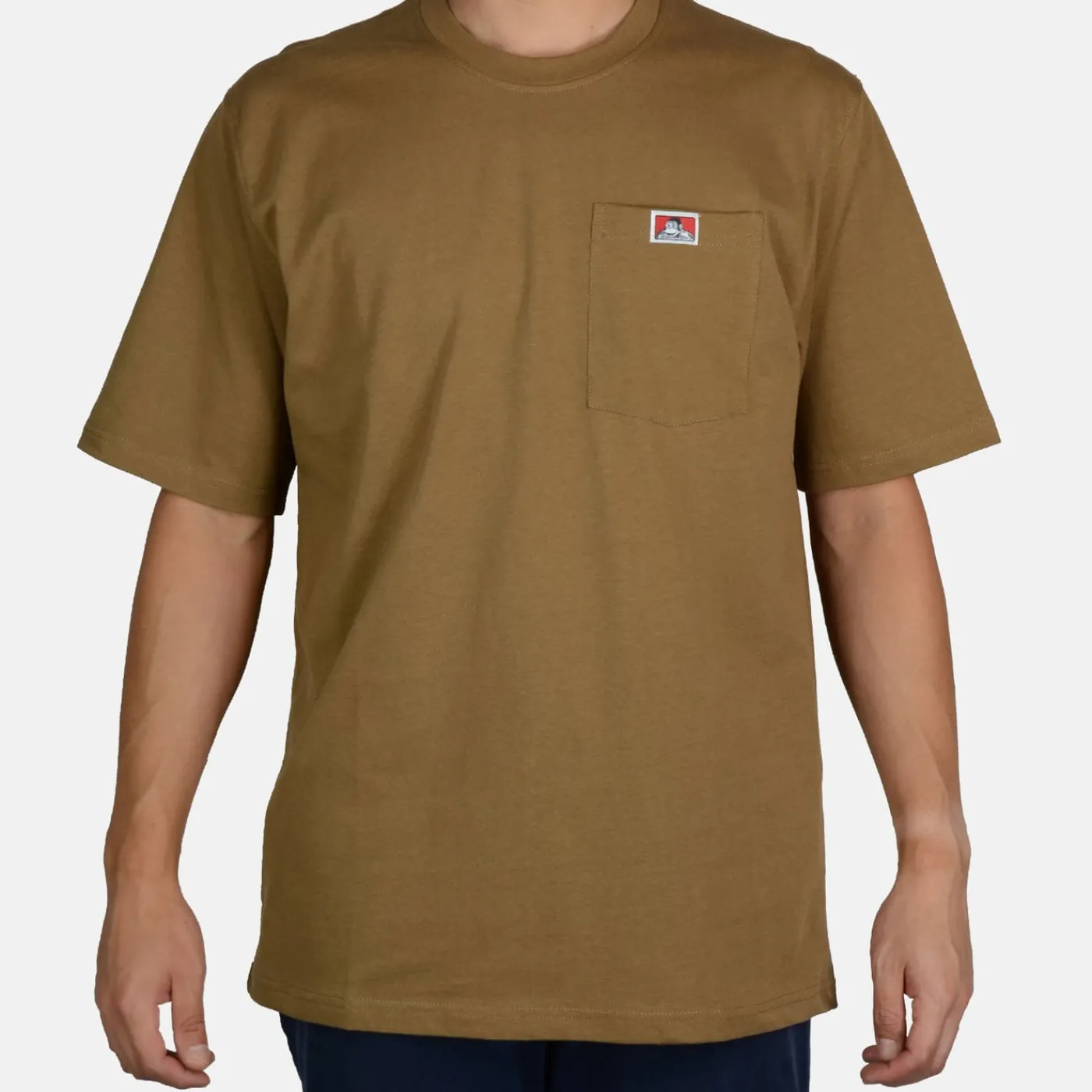 Fashion Ben Davis Heavy Duty Short Sleeve Pocket T-Shirt - Coyote Brown