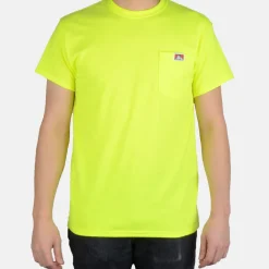 Store Ben Davis Pocket T-Shirt - Safety Green