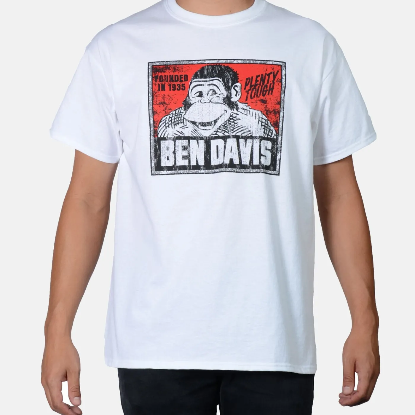 Store Ben Davis Vintage Logo T-Shirt - White